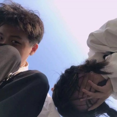 酷炫帅气的微信真人情侣头像