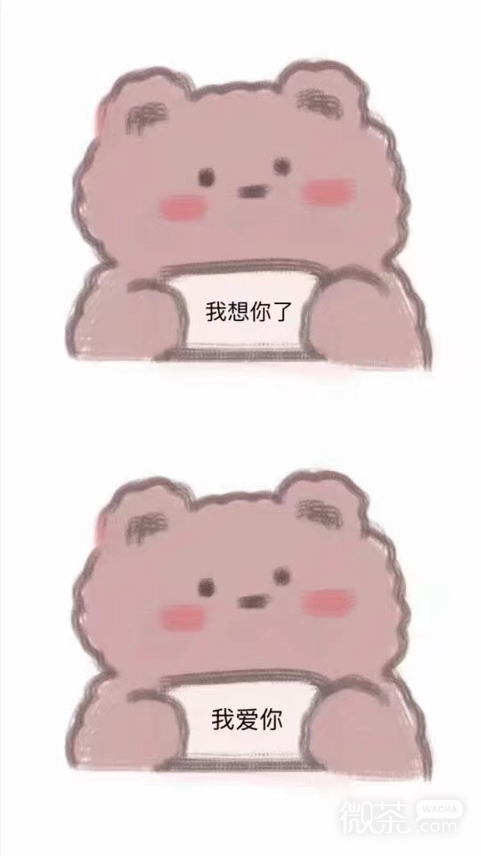 可爱萌萌哒的微信小埋套路熊表情包