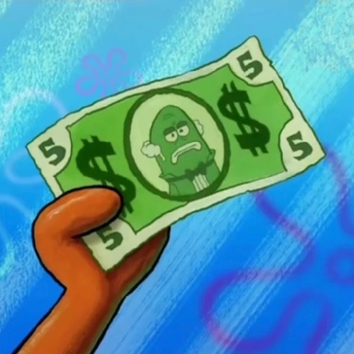 海绵宝宝拿东西系列微信表情包