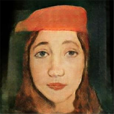 经典复古的微信油画风格女生头像