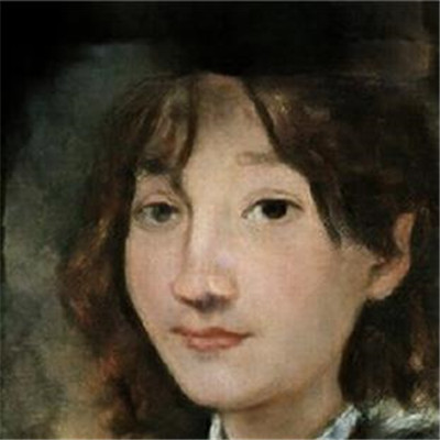 经典复古的微信油画风格女生头像