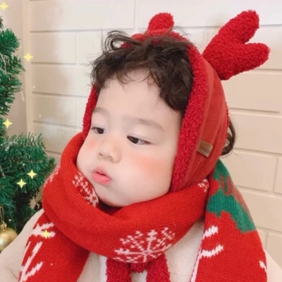可爱超萌的微信小孩主题情侣头像