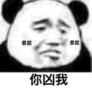 可爱爆笑的微信熊猫头带字表情包