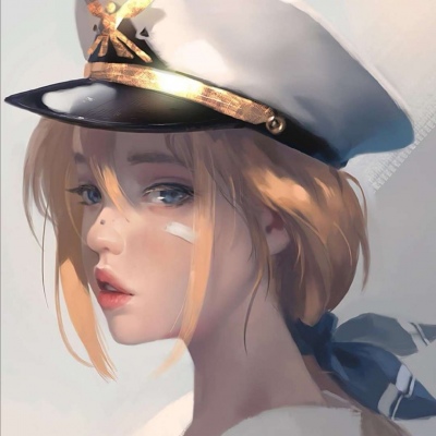 唯美手绘风格的微信女生插画头像