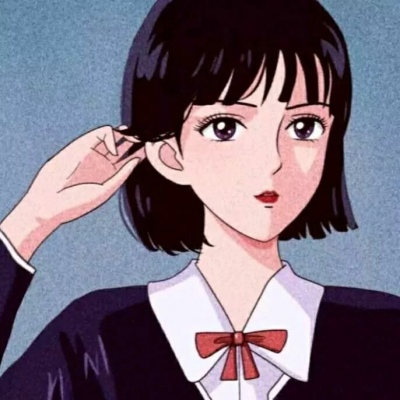 超酷超好看的微信二次元卡通女生头像