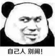 可爱爆笑的微信熊猫头带字表情包