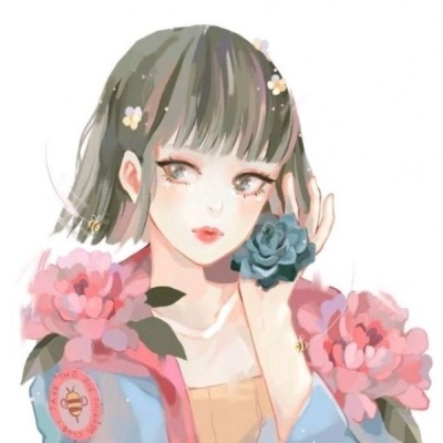 唯美好看的微信卡通手绘女生头像