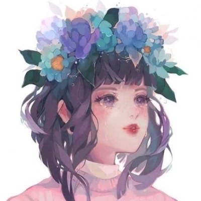 唯美好看的微信卡通手绘女生头像