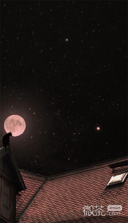 唯美梦幻的微信星空壁纸图片