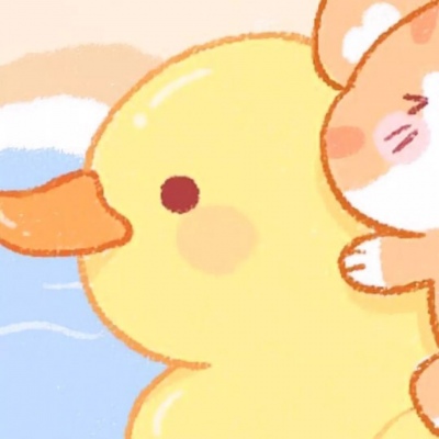 可爱简约的微信卡通情侣头像