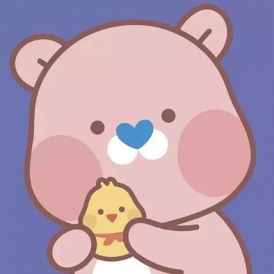 可爱简约的微信卡通情侣头像