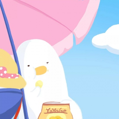 可爱简约的微信卡通情侣头像