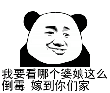 妙语连珠熊猫头微信带字表情包
