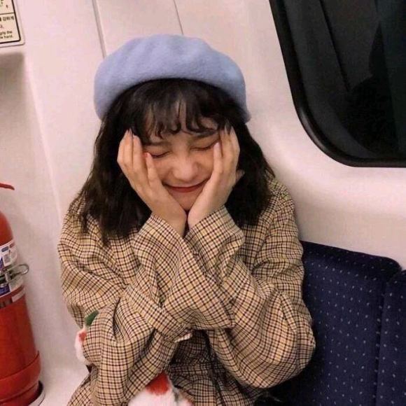 长发小清新文艺最潮微信女生头像