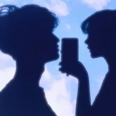 唯美意境的微信影子情侣头像