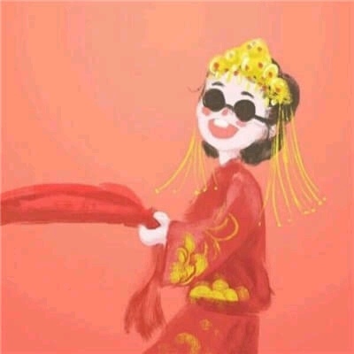 可爱搞怪的微信卖萌情侣头像