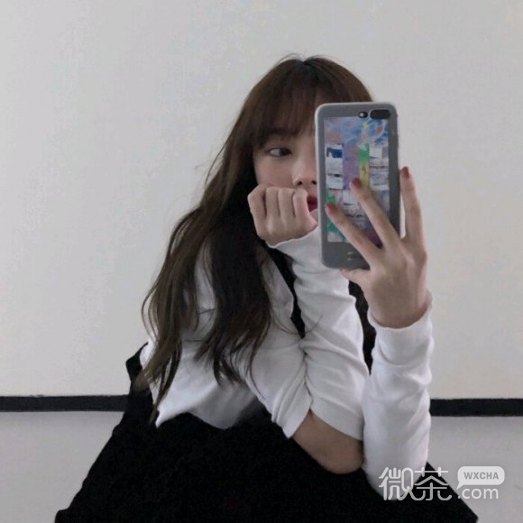 好看小清新气质最潮微信快手网红女生头像