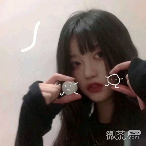 微信冷色清纯酷酷的最潮女生头像