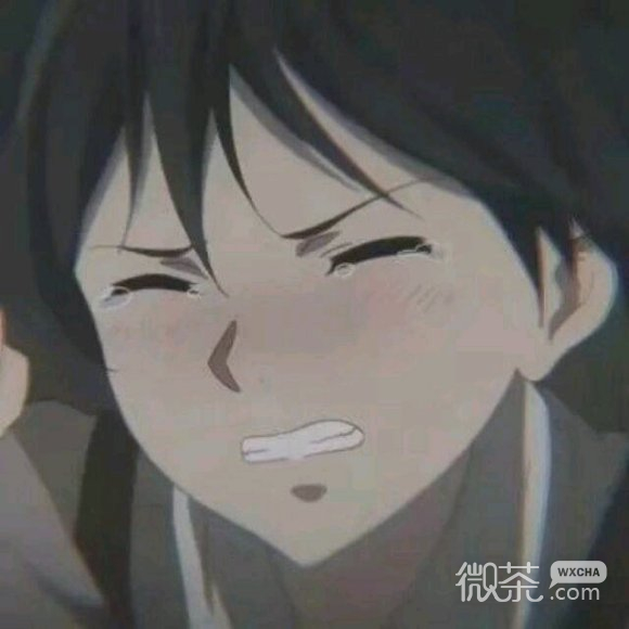 微信黑白酷酷的性感二次元男生头像