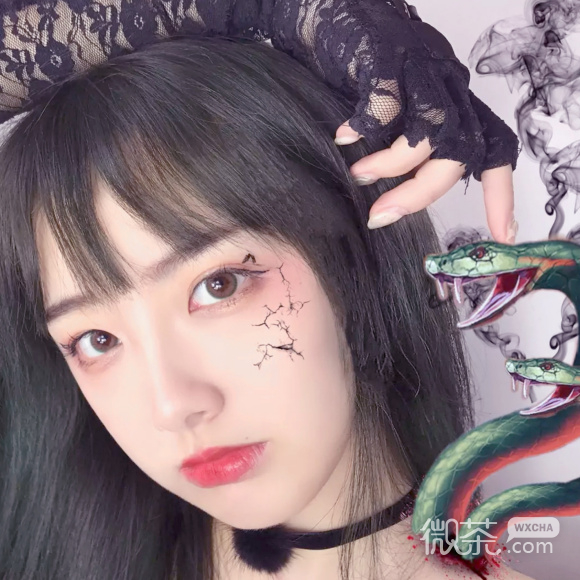 微信最潮激萌快手女生网红头像