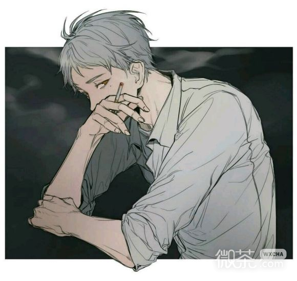 微信最潮洒脱抖音二次元男生头像