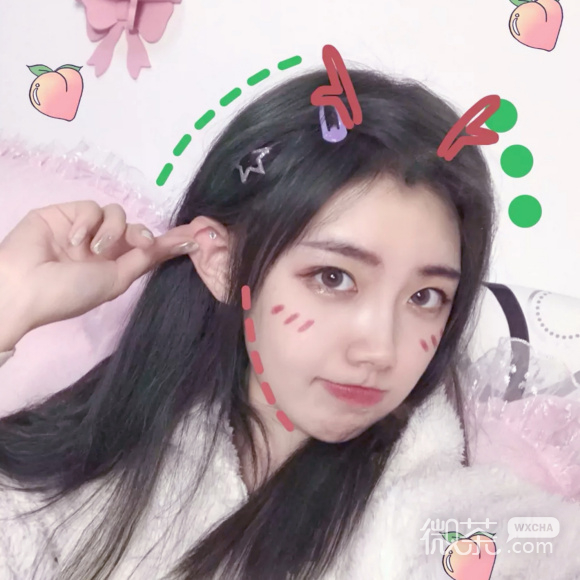 微信最潮激萌快手女生网红头像