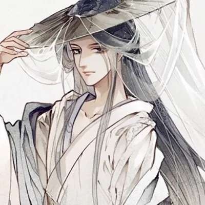 高冷孤傲风格的微信二次元古风男生头像