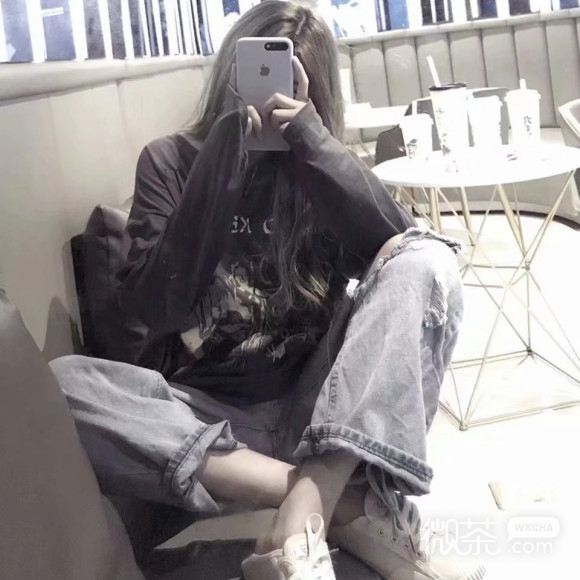 文艺长发最潮阳光女生头像