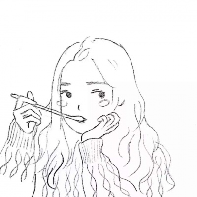 个性好看的微信简笔画手绘头像