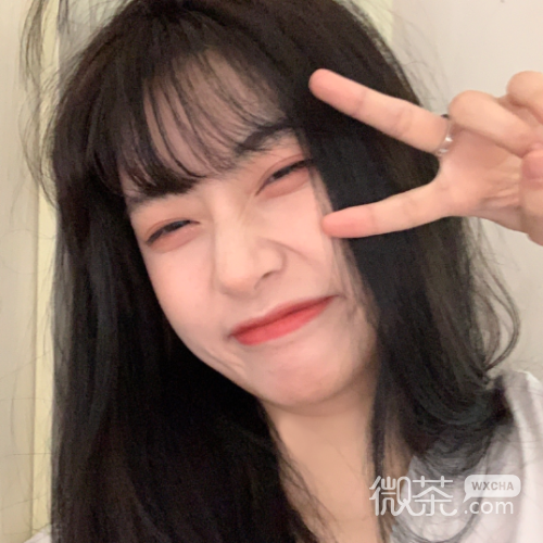 微信最潮抖音清新长发网红女生头像