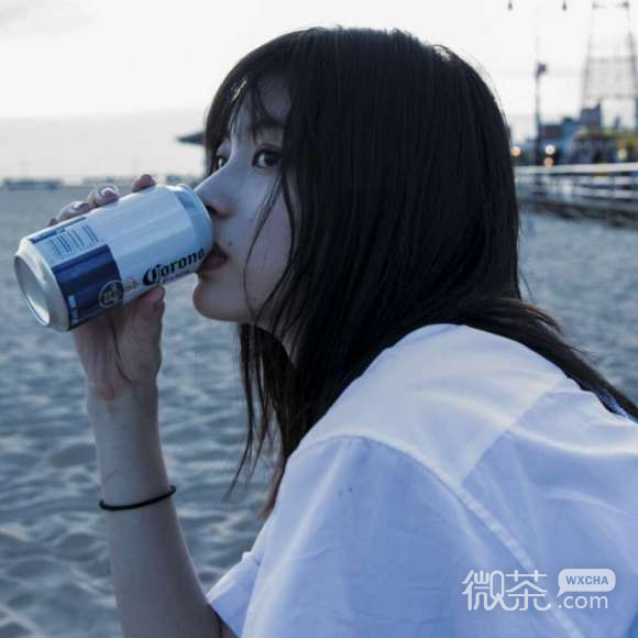 微信最潮抖音清新长发网红女生头像
