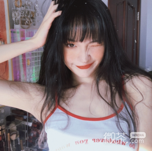 微信最潮抖音清新长发网红女生头像