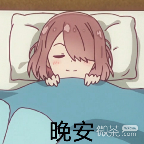 晚安微信可爱二次元表情包