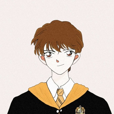 名侦探柯南主题的微信五黑头像合集