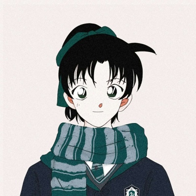 名侦探柯南主题的微信五黑头像合集