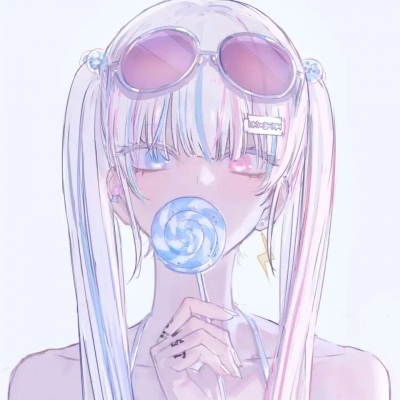 萌萌哒的微信手绘女生头像