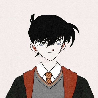 名侦探柯南主题的微信五黑头像合集