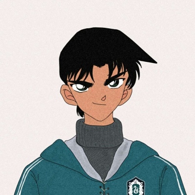 名侦探柯南主题的微信五黑头像合集