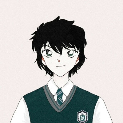 名侦探柯南主题的微信五黑头像合集
