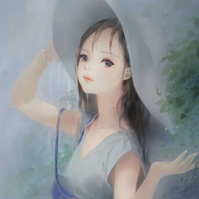 好看颜值高的微信二次元手绘女生头像