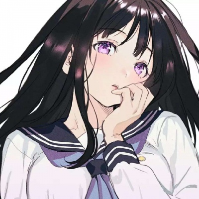 萌萌哒的微信手绘女生头像