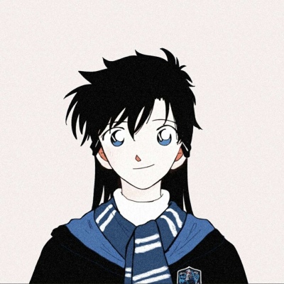 名侦探柯南主题的微信五黑头像合集