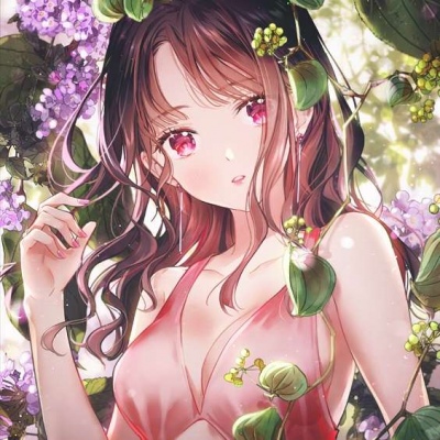 萌萌哒的微信手绘女生头像