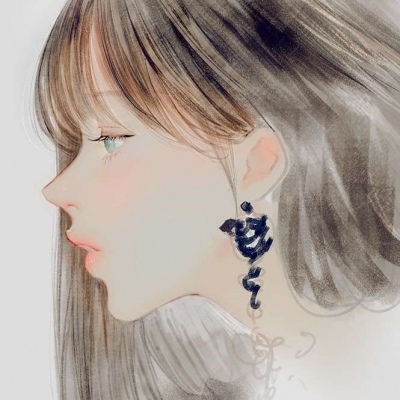 好看颜值高的微信二次元手绘女生头像