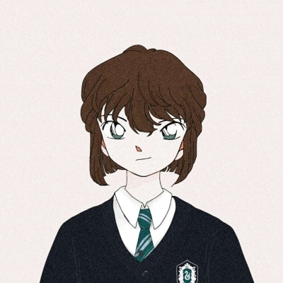 名侦探柯南主题的微信五黑头像合集