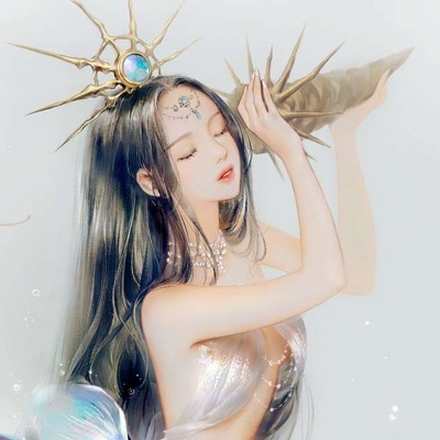 好看颜值高的微信二次元手绘女生头像