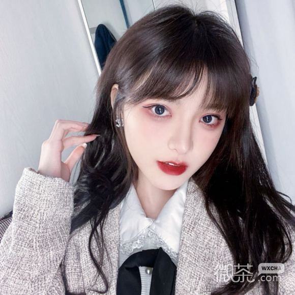 微信最潮可爱快手网红女生头像
