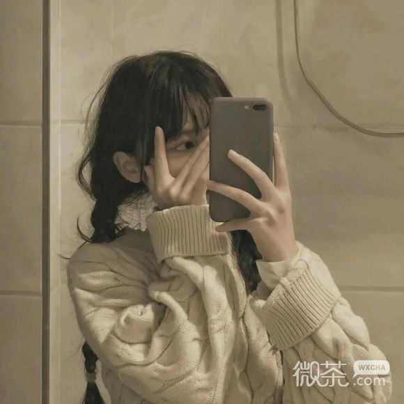 微信最潮可爱快手网红女生头像