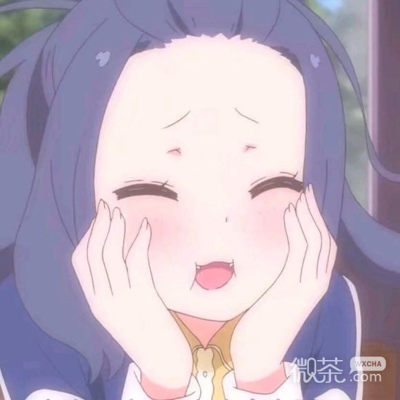 微信最潮可爱快手网红女生头像