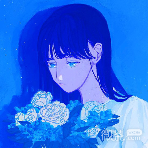 微信清除深沉二次元女生头像